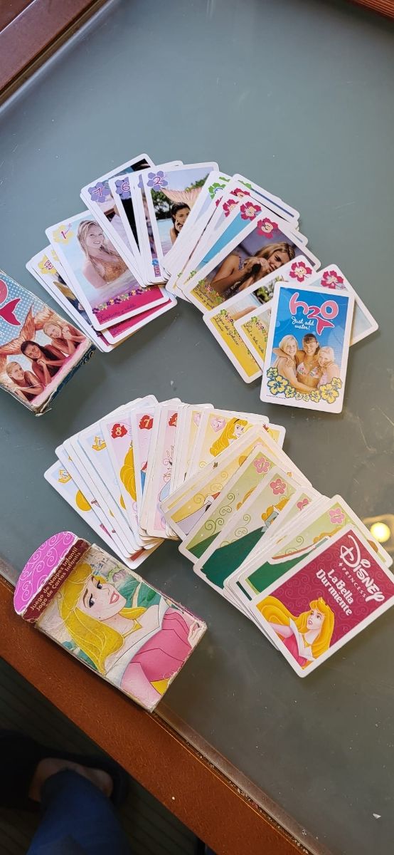 Lote de 2barajas de cartas infantiles