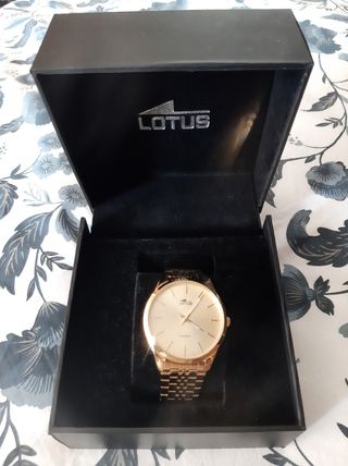 RELOJ LOTUS chapado oro A ESTRENAR 