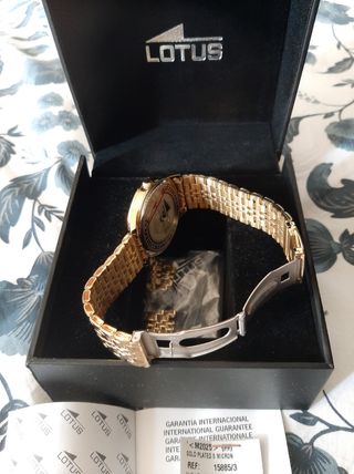RELOJ LOTUS chapado oro A ESTRENAR 