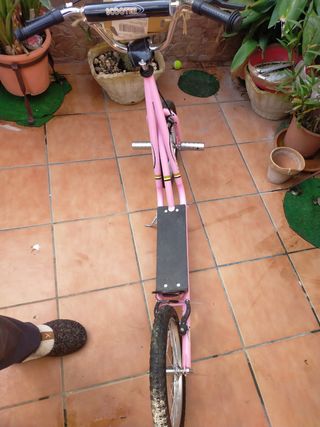 patinete scooter rosa