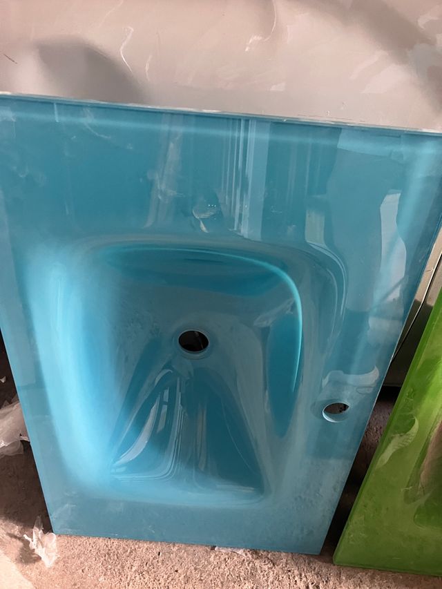 Pica , lavamanos de cristal