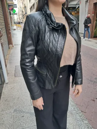 Chaqueta cuero Sra