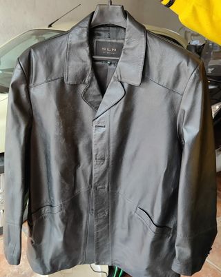 Chaqueta cuero hombre 