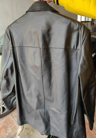 Chaqueta cuero hombre 