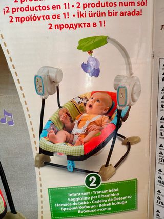 Hamaca-balancín bebé Fisher Price
