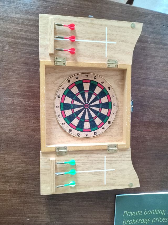 Mini-Diana con flechas