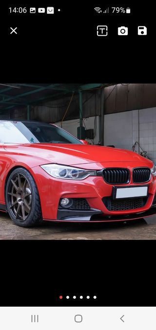 separador delantero parachoques  para bmw F3O, F31