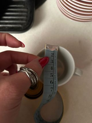 6 tazze caffè con piattini