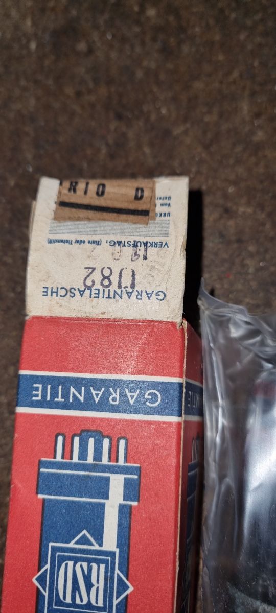 valvula U82 para radio antigua y transmisiones