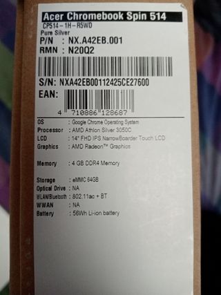 Acer Chromebook Spin 154