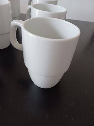 Conjunto de 6 tazas.