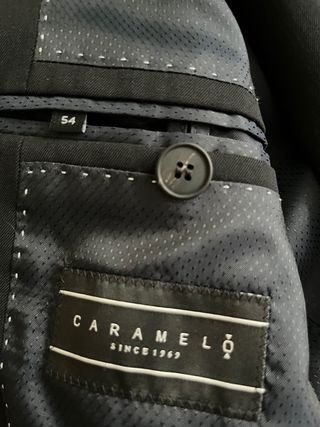 TRAJE CARAMELO TALLA 54