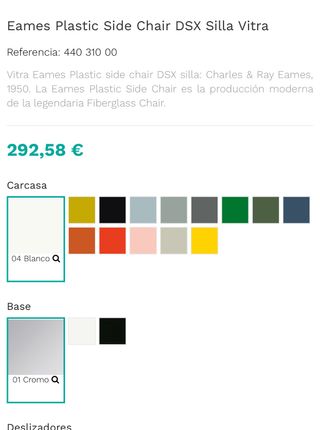 Sillas DSX NUEVAS de VITRA