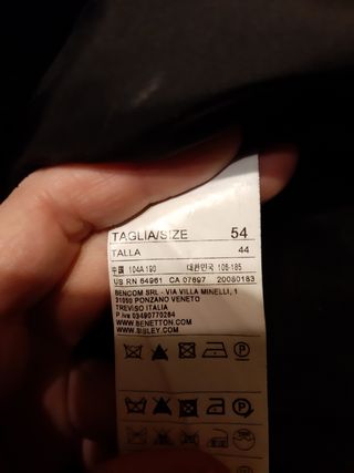 Blazer caballero negro invierno