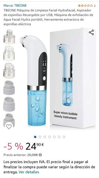 Maquina de limpieza facial