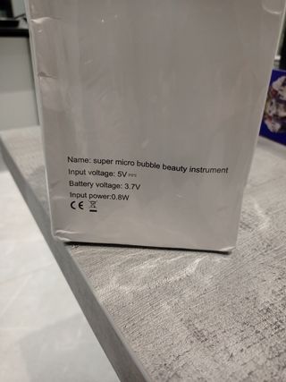 Maquina de limpieza facial