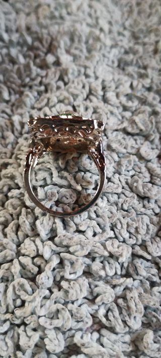 Anillo de fantasía esmaltado nenúfar 