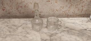 Tarro de decoración con taza