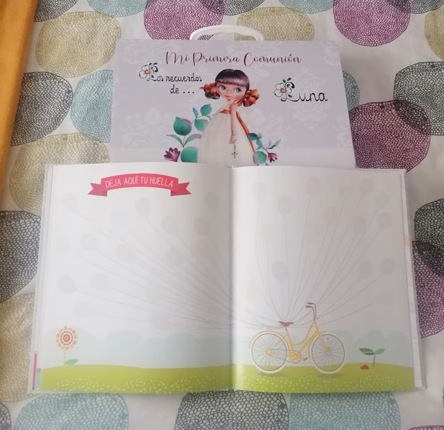 Libro de firmas comuniõn