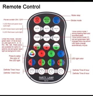 luz led fiesta recargable discoteca