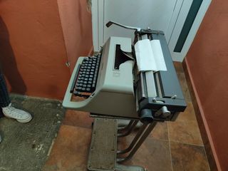 conjunto máquina de escribie