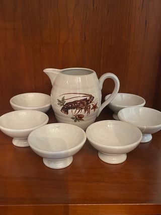 Tazas de Ribeiro con Jarra