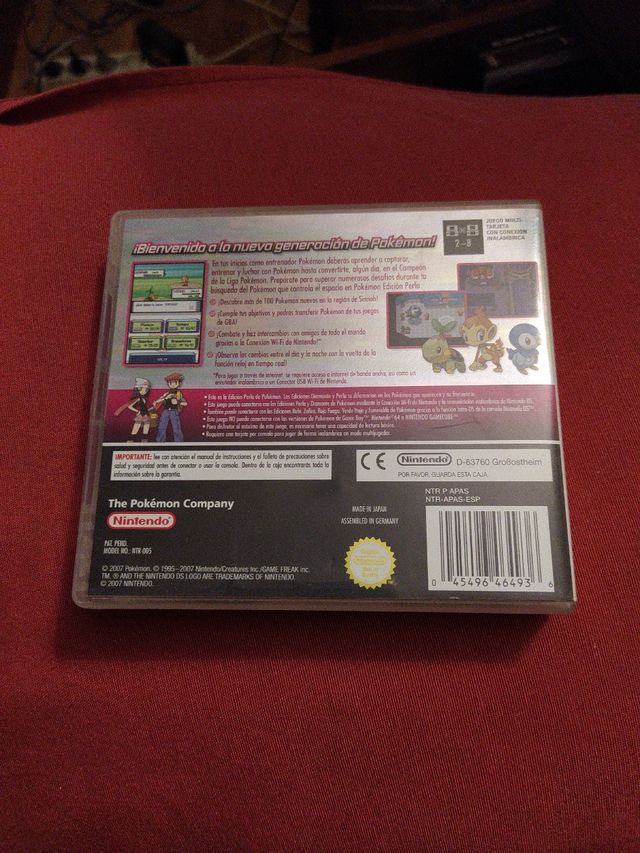 Pokemon Edición Perla DS Nintendo