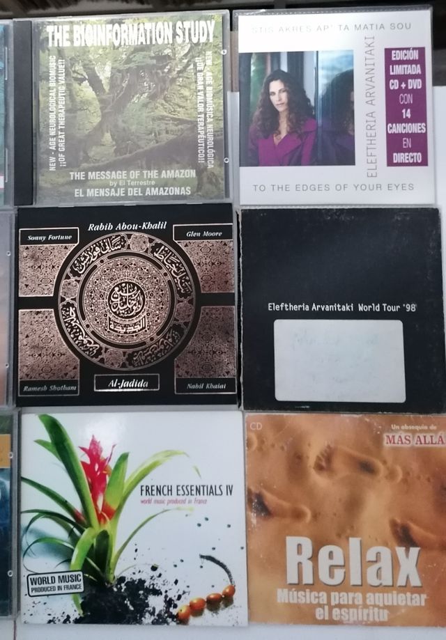 CDS DE MUSICA NEW AGE / WORLD MUSIC / ELECTRONICA