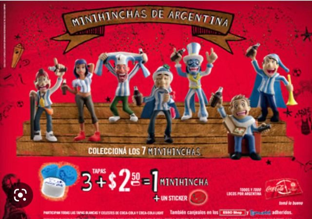 Mini hincha Coca Cola 2006