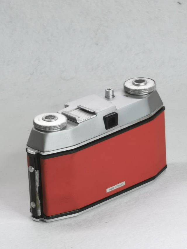 Rara weber fex modelo rojo cámara analógica