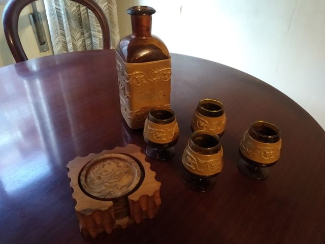 Juego de cognac vintage