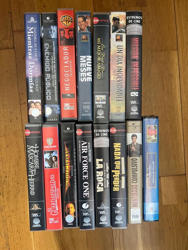 Lote de 15 peliculas en VHS