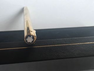 Puntero Montblanc vintage chapado en oro