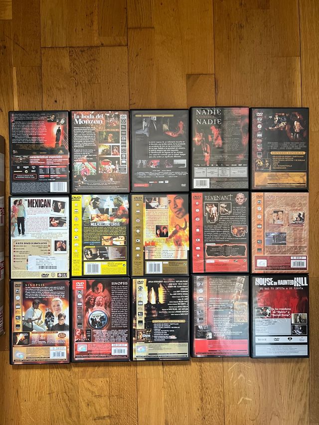 Lote de 15 películas en DVD