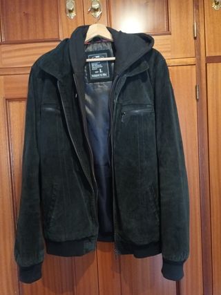 Chaqueta de ante
