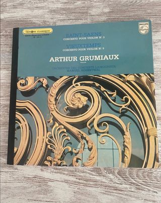 Disco vinilo Saint-Saens y Vieuxtemps