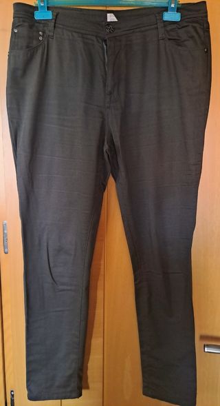 pantalón de vestir color verde militar 