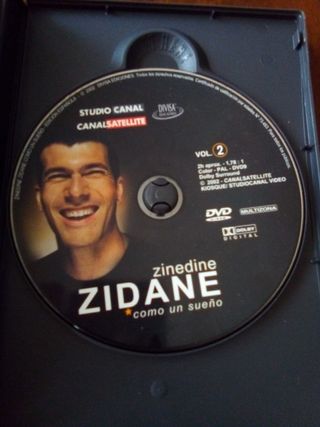 Documental Zinedine Zidane : Como un sueño DVD.