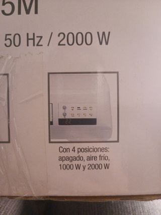 CALEFACTOR CERAMICO NUEVO