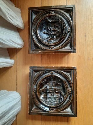 Antiguas baldosas de ceramica