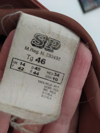 Chaqueta de cuero Motivi