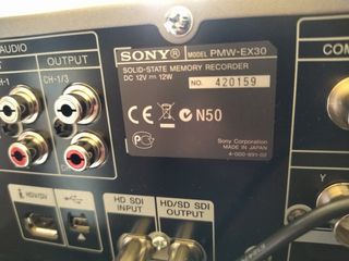 SONY PMW EX30/2-MAGNETOSCOPIO SOLID STATE MEMORY