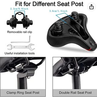 sella bicicletta Memory foam MTB BMX mountain-bike