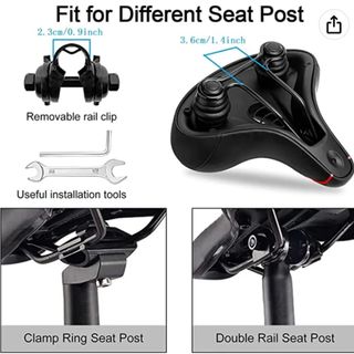 sella bicicletta Memory foam MTB BMX ciclismo