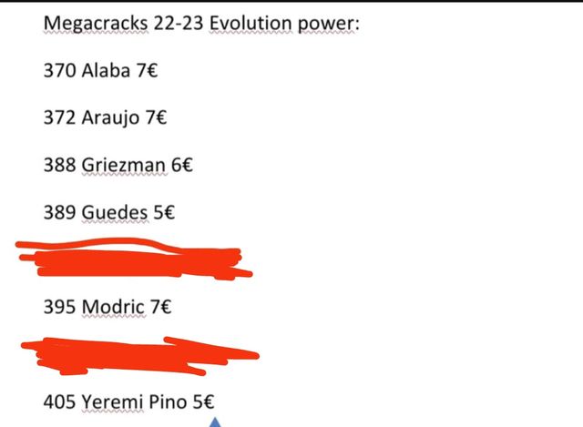 Megacracks Repetidas de varios años