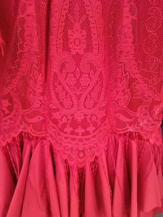 Vestido de flamenca rojo