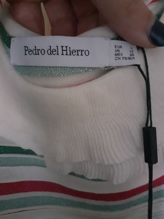 camiseta de rayas Pedro del Hierro