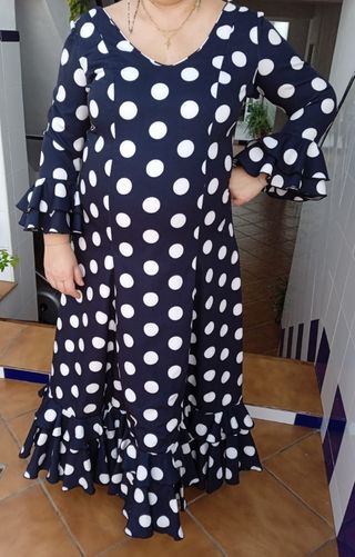 Vestido de flamenca lunares