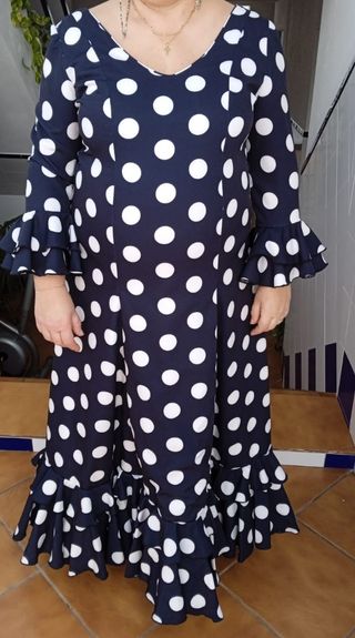 Vestido de flamenca lunares