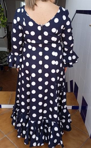 Vestido de flamenca lunares